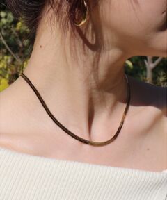 Rouge vif la cle / ルージュ・ヴィフ ラクレ ネックレス・ペンダント・チョーカー | 【LUV AJ/ラヴエージェイ】ヘリンボーンチェーン ネックレス