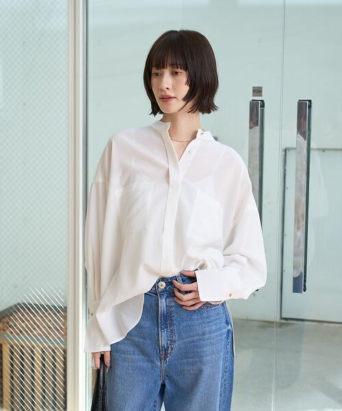 Rouge vif la cle / ルージュ・ヴィフ ラクレ シャツ・ブラウス | NEWドルマンビッグシャツ | 詳細1