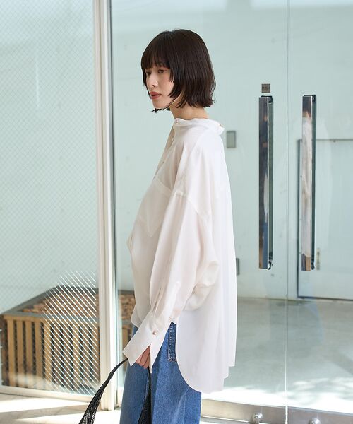 Rouge vif la cle / ルージュ・ヴィフ ラクレ シャツ・ブラウス | NEWドルマンビッグシャツ | 詳細4