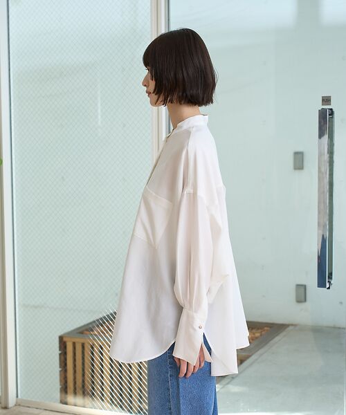 Rouge vif la cle / ルージュ・ヴィフ ラクレ シャツ・ブラウス | NEWドルマンビッグシャツ | 詳細9