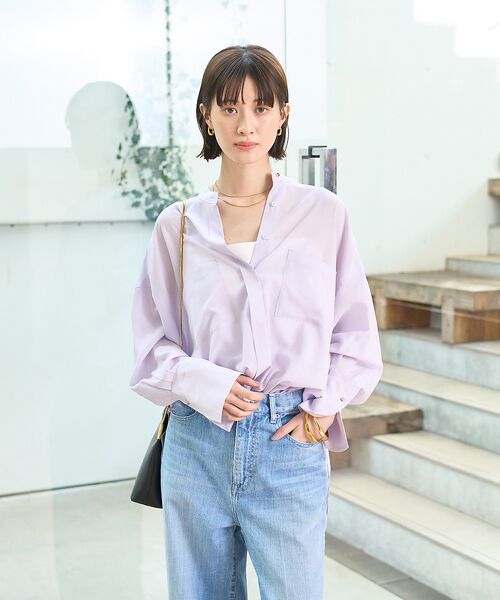 Rouge vif la cle / ルージュ・ヴィフ ラクレ シャツ・ブラウス | NEWドルマンビッグシャツ | 詳細16