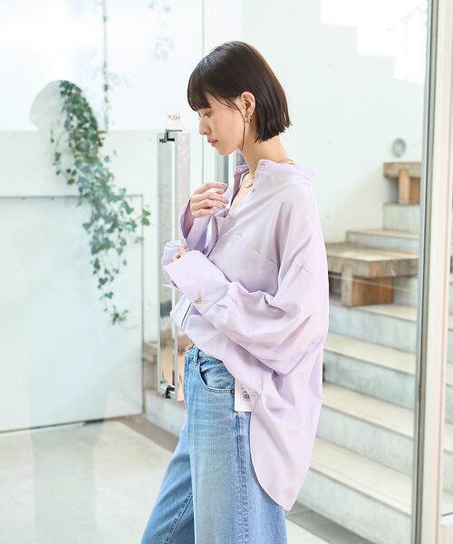 Rouge vif la cle / ルージュ・ヴィフ ラクレ シャツ・ブラウス | NEWドルマンビッグシャツ | 詳細17