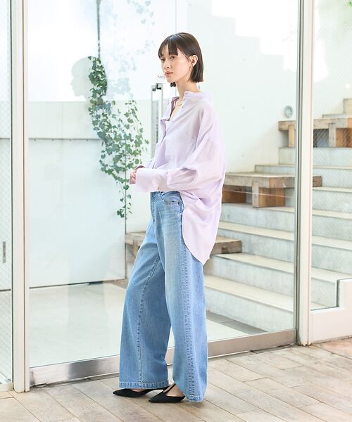 Rouge vif la cle / ルージュ・ヴィフ ラクレ シャツ・ブラウス | NEWドルマンビッグシャツ | 詳細19