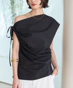 Rouge vif la cle / ルージュ・ヴィフ ラクレ シャツ・ブラウス | ギャザーアシンメトリーブラウス