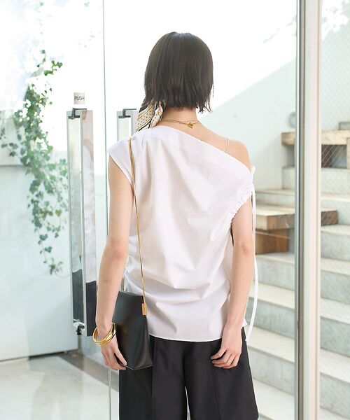 Rouge vif la cle / ルージュ・ヴィフ ラクレ シャツ・ブラウス | ギャザーアシンメトリーブラウス | 詳細10