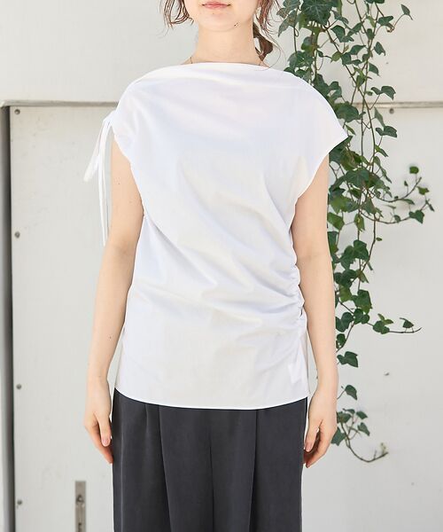 Rouge vif la cle / ルージュ・ヴィフ ラクレ シャツ・ブラウス | ギャザーアシンメトリーブラウス | 詳細15