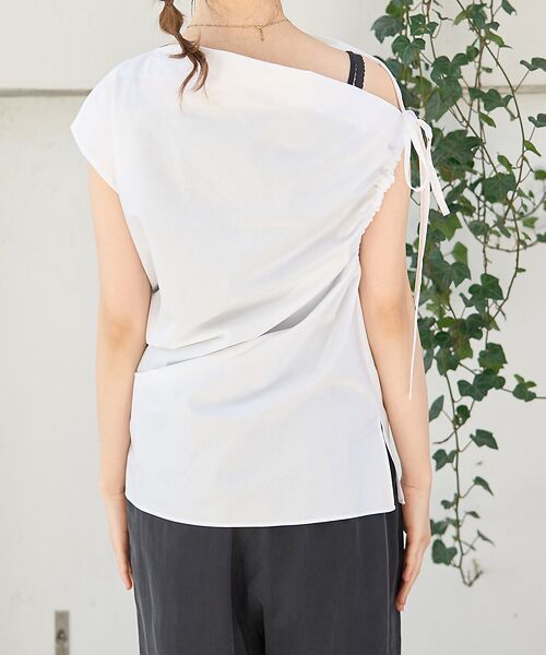 Rouge vif la cle / ルージュ・ヴィフ ラクレ シャツ・ブラウス | ギャザーアシンメトリーブラウス | 詳細18