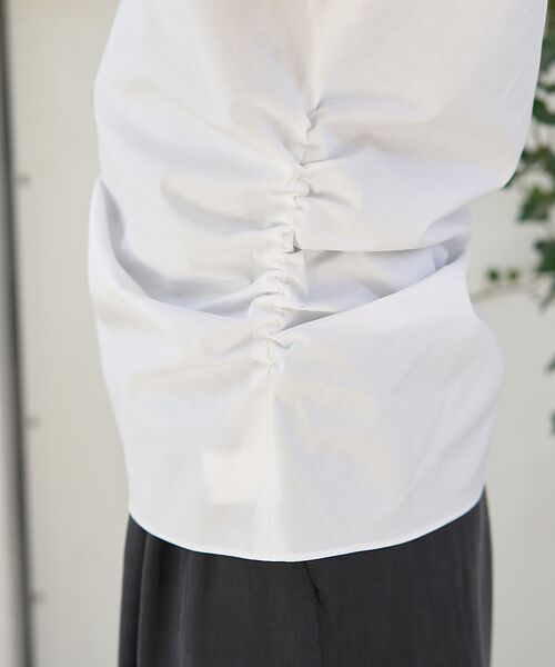 Rouge vif la cle / ルージュ・ヴィフ ラクレ シャツ・ブラウス | ギャザーアシンメトリーブラウス | 詳細20