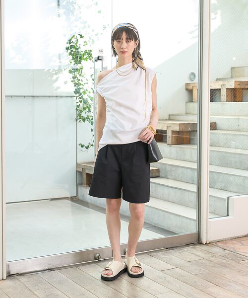 Rouge vif la cle / ルージュ・ヴィフ ラクレ シャツ・ブラウス | ギャザーアシンメトリーブラウス | 詳細9