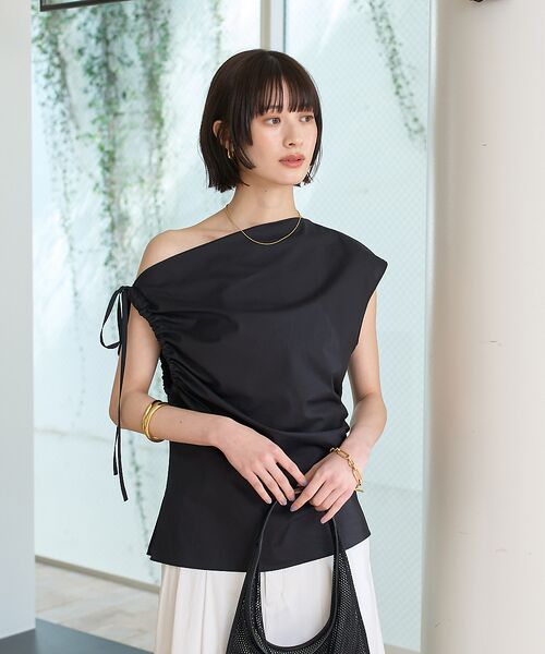 Rouge vif la cle / ルージュ・ヴィフ ラクレ シャツ・ブラウス | ギャザーアシンメトリーブラウス | 詳細21