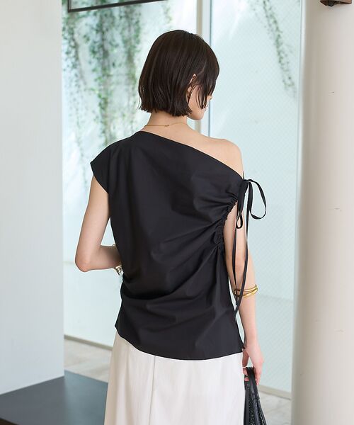 Rouge vif la cle / ルージュ・ヴィフ ラクレ シャツ・ブラウス | ギャザーアシンメトリーブラウス | 詳細24