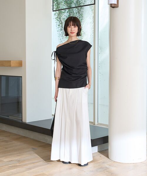 Rouge vif la cle / ルージュ・ヴィフ ラクレ シャツ・ブラウス | ギャザーアシンメトリーブラウス | 詳細26