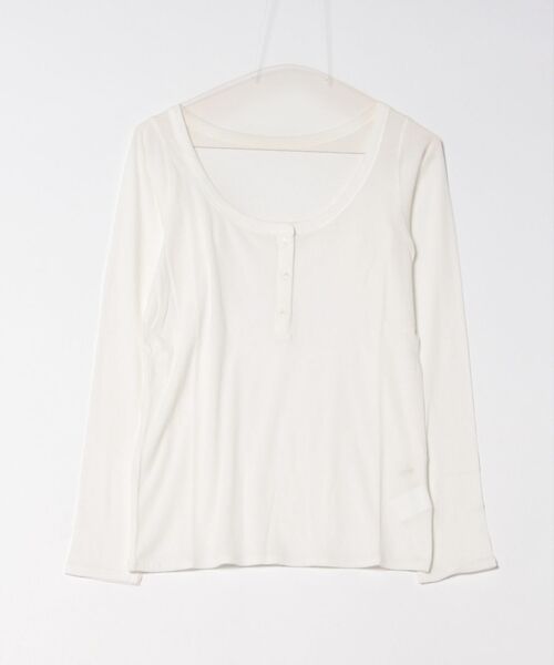 Rouge vif la cle / ルージュ・ヴィフ ラクレ Tシャツ | コットンヘンリーネックプルオーバー | 詳細9