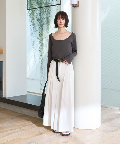 Rouge vif la cle / ルージュ・ヴィフ ラクレ Tシャツ | コットンヘンリーネックプルオーバー | 詳細14