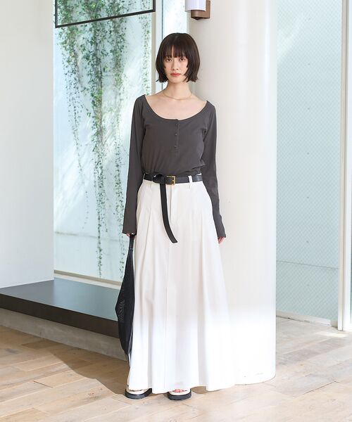 Rouge vif la cle / ルージュ・ヴィフ ラクレ Tシャツ | コットンヘンリーネックプルオーバー | 詳細16