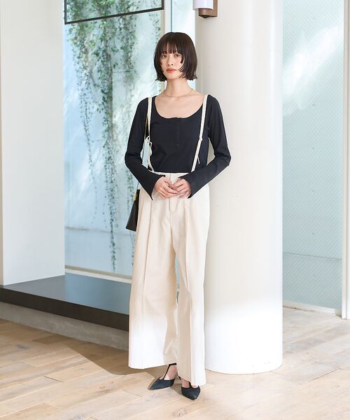 Rouge vif la cle / ルージュ・ヴィフ ラクレ Tシャツ | コットンヘンリーネックプルオーバー | 詳細23