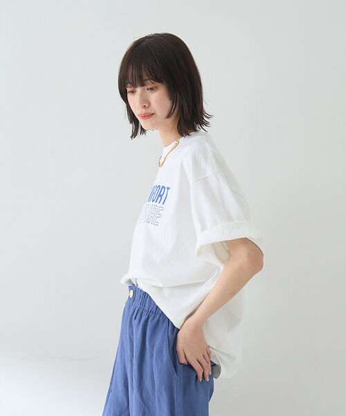 Rouge vif la cle / ルージュ・ヴィフ ラクレ Tシャツ | ピグメントダイカジュアルロゴBIG Tシャツ | 詳細3