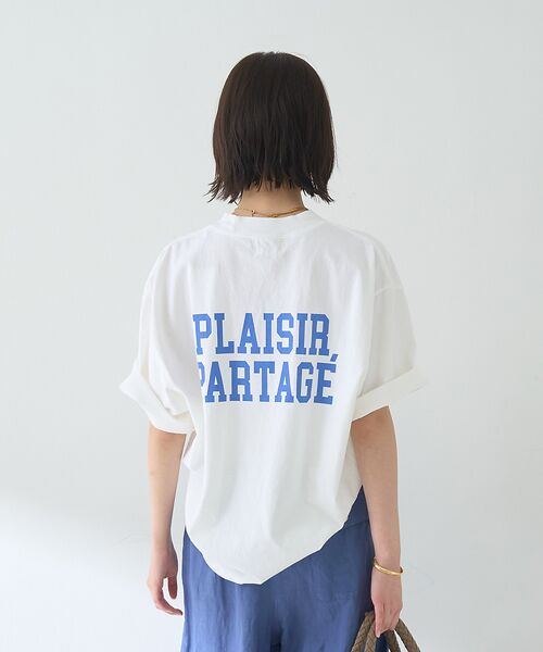 Rouge vif la cle / ルージュ・ヴィフ ラクレ Tシャツ | ピグメントダイカジュアルロゴBIG Tシャツ | 詳細4