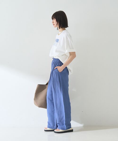 Rouge vif la cle / ルージュ・ヴィフ ラクレ Tシャツ | ピグメントダイカジュアルロゴBIG Tシャツ | 詳細8