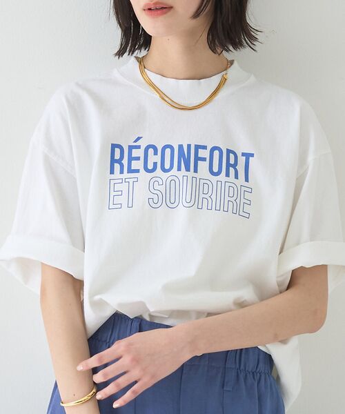 Rouge vif la cle/ルージュ・ヴィフ ラクレ ピグメントダイカジュアルロゴBIG Tシャツ【予約】 ホワイト F Rouge vif la cle/ルージュ・ヴィフ ラクレ ピグメントダイカジュアルロゴBIG Tシャツ【予約】 ホワイト F