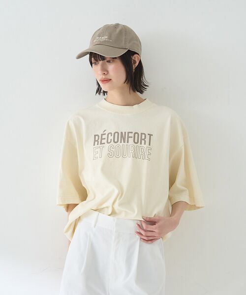 Rouge vif la cle / ルージュ・ヴィフ ラクレ Tシャツ | ピグメントダイカジュアルロゴBIG Tシャツ | 詳細9