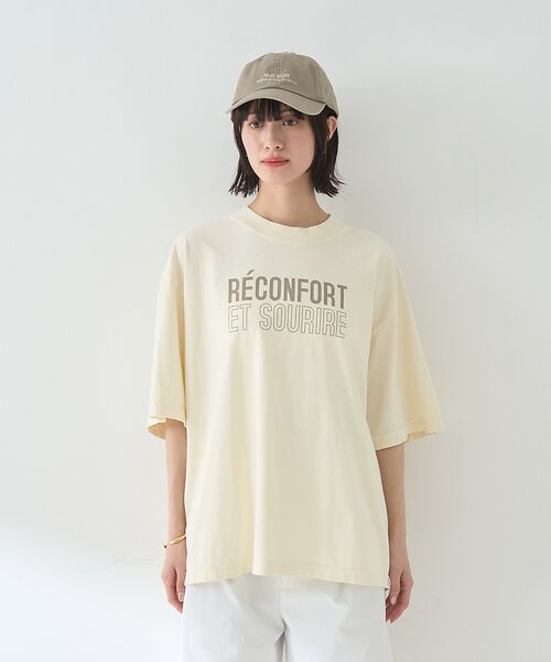 Rouge vif la cle / ルージュ・ヴィフ ラクレ Tシャツ | ピグメントダイカジュアルロゴBIG Tシャツ | 詳細21
