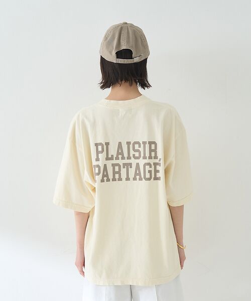 Rouge vif la cle / ルージュ・ヴィフ ラクレ Tシャツ | ピグメントダイカジュアルロゴBIG Tシャツ | 詳細23