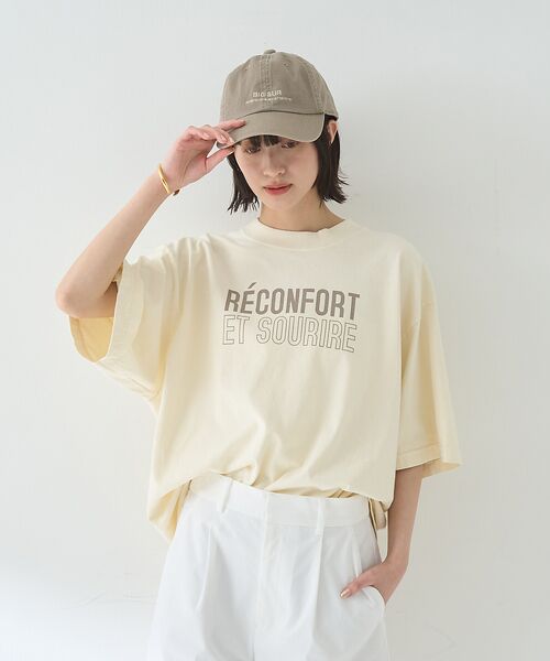 Rouge vif la cle / ルージュ・ヴィフ ラクレ Tシャツ | ピグメントダイカジュアルロゴBIG Tシャツ | 詳細10