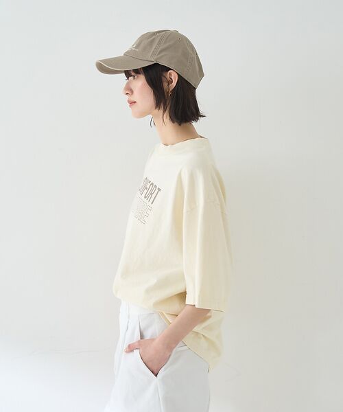 Rouge vif la cle / ルージュ・ヴィフ ラクレ Tシャツ | ピグメントダイカジュアルロゴBIG Tシャツ | 詳細12