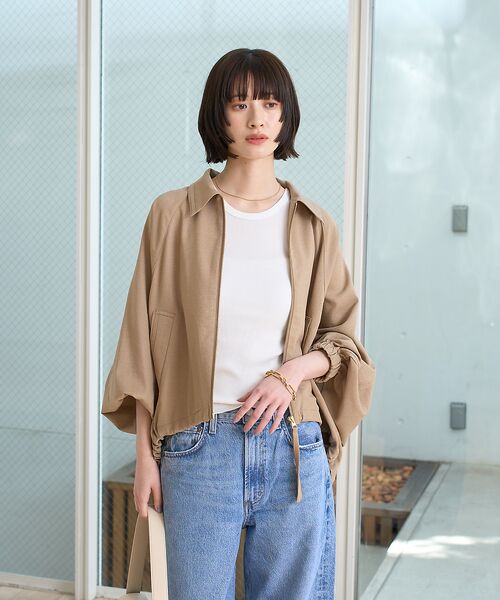 Rouge vif la cle / ルージュ・ヴィフ ラクレ ブルゾン | コクーンドビーブルゾン | 詳細16