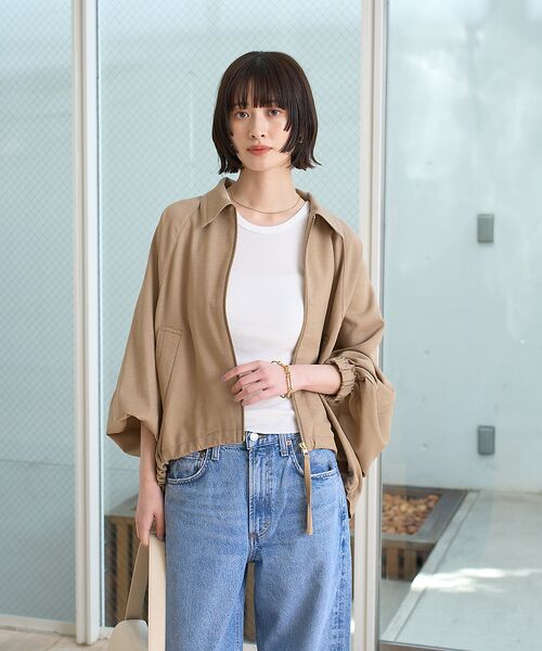 Rouge vif la cle / ルージュ・ヴィフ ラクレ ブルゾン | コクーンドビーブルゾン | 詳細17