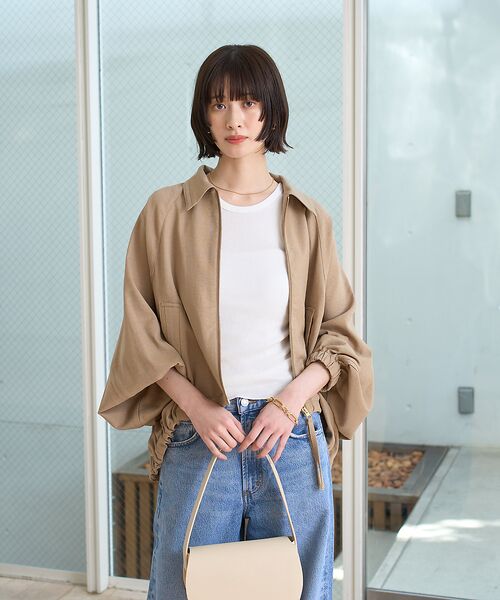 Rouge vif la cle / ルージュ・ヴィフ ラクレ ブルゾン | コクーンドビーブルゾン | 詳細19