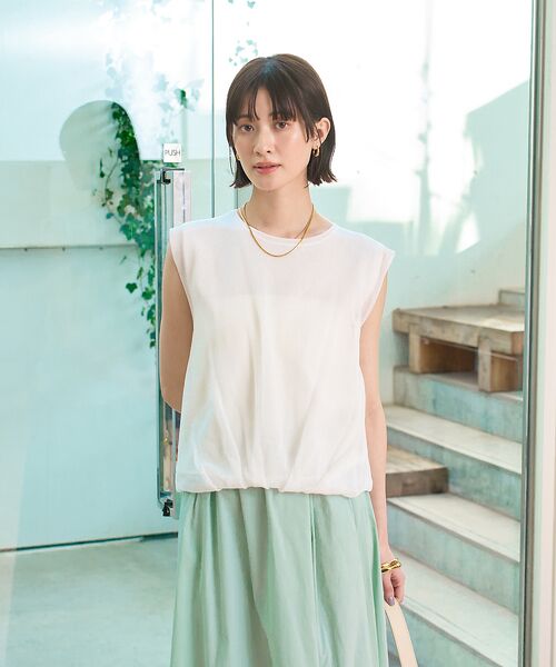 Rouge vif la cle / ルージュ・ヴィフ ラクレ ニット・セーター | レイヤードニットプルオーバーTシャツ | 詳細1