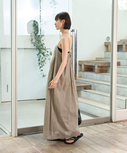 Rouge vif la cle / ルージュ・ヴィフ ラクレ ワンピース | シルバードット刺繍ワンピース | 詳細4