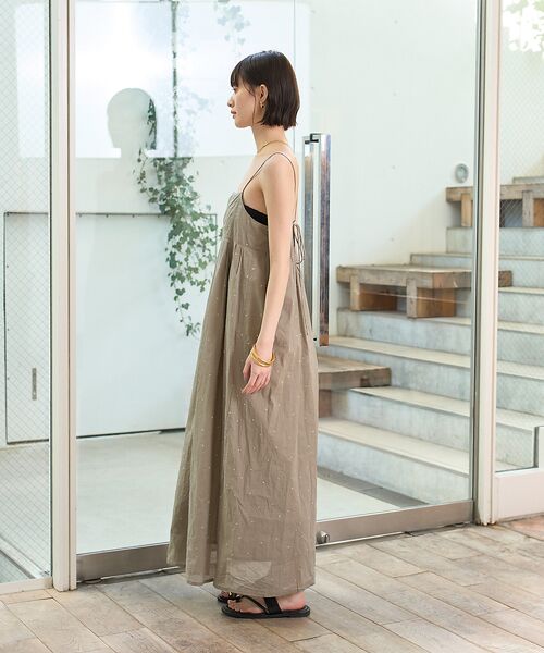 Rouge vif la cle / ルージュ・ヴィフ ラクレ ワンピース | シルバードット刺繍ワンピース | 詳細7