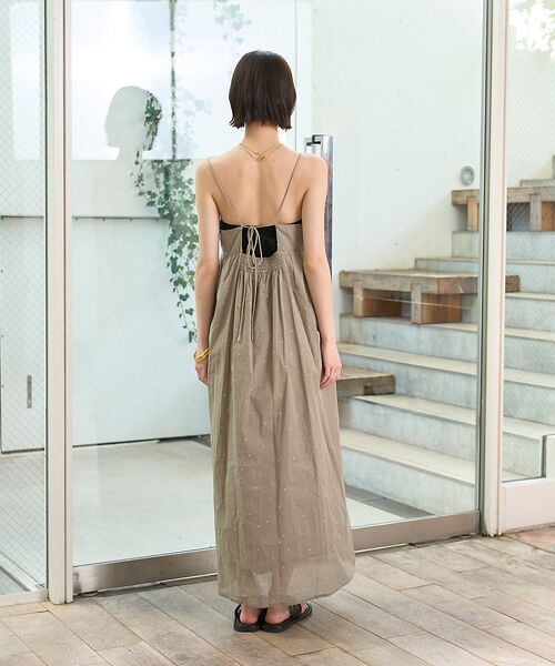 Rouge vif la cle / ルージュ・ヴィフ ラクレ ワンピース | シルバードット刺繍ワンピース | 詳細8