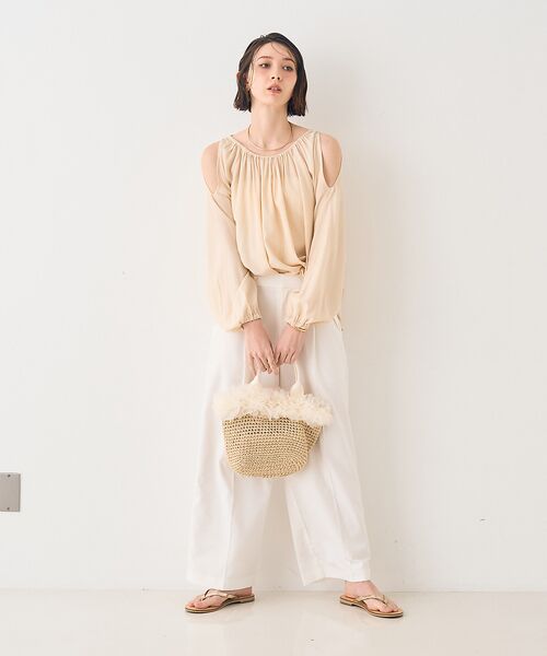 Rouge vif la cle / ルージュ・ヴィフ ラクレ ハンドバッグ | 【一部店舗限定】  チュールフリルかごバック | 詳細10