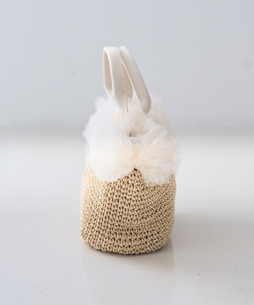 Rouge vif la cle / ルージュ・ヴィフ ラクレ ハンドバッグ | 【一部店舗限定】  チュールフリルかごバック | 詳細12