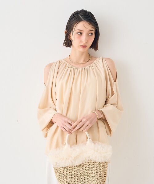 Rouge vif la cle / ルージュ・ヴィフ ラクレ ハンドバッグ | 【一部店舗限定】  チュールフリルかごバック | 詳細8