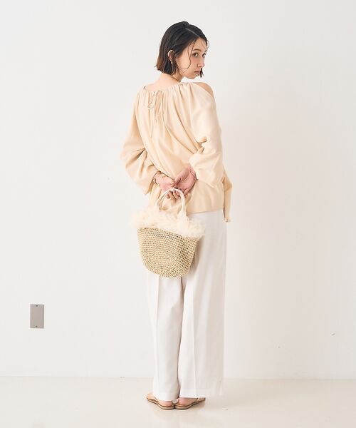 Rouge vif la cle / ルージュ・ヴィフ ラクレ ハンドバッグ | 【一部店舗限定】  チュールフリルかごバック | 詳細9