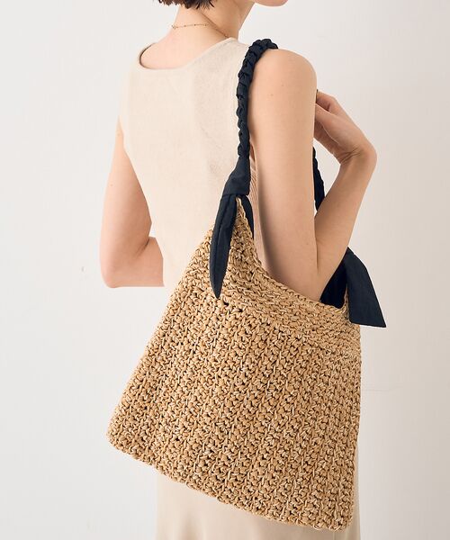 Rouge vif la cle / ルージュ・ヴィフ ラクレ トートバッグ | 【一部店舗限定】ショルダーリボンペーパーかごバック | 詳細1