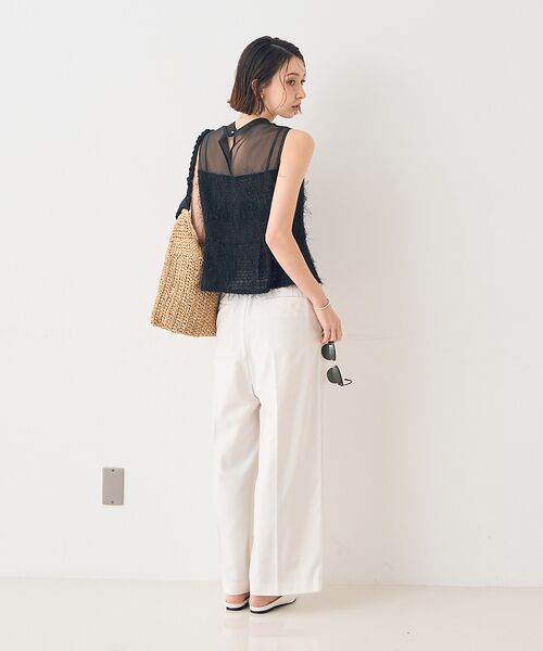 Rouge vif la cle / ルージュ・ヴィフ ラクレ トートバッグ | 【一部店舗限定】ショルダーリボンペーパーかごバック | 詳細12