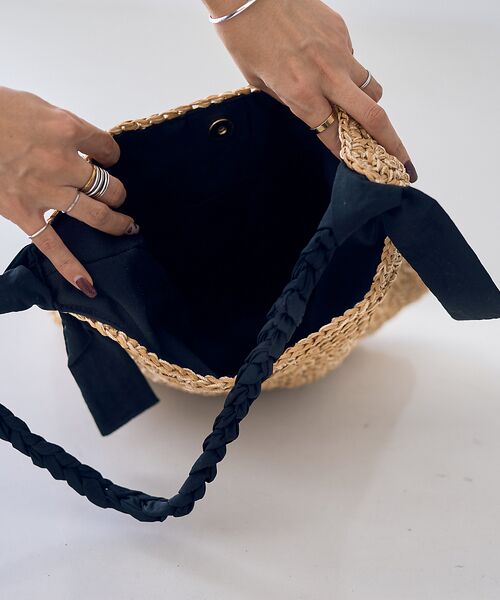 Rouge vif la cle / ルージュ・ヴィフ ラクレ トートバッグ | 【一部店舗限定】ショルダーリボンペーパーかごバック | 詳細18