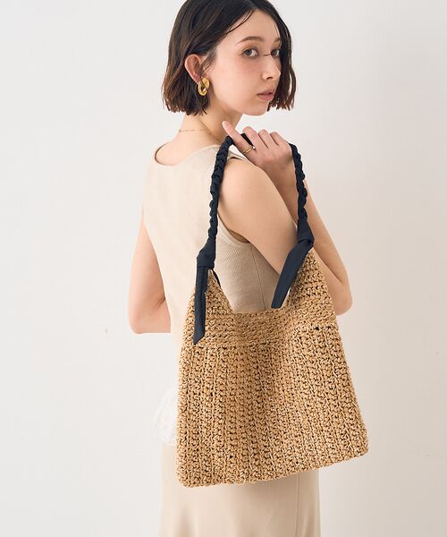 Rouge vif la cle / ルージュ・ヴィフ ラクレ トートバッグ | 【一部店舗限定】ショルダーリボンペーパーかごバック | 詳細2