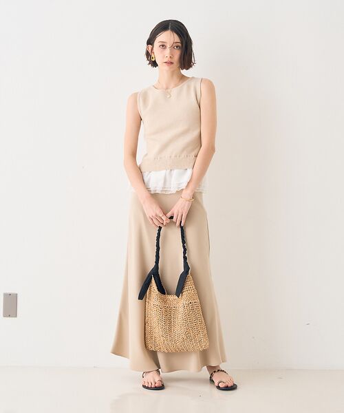 Rouge vif la cle / ルージュ・ヴィフ ラクレ トートバッグ | 【一部店舗限定】ショルダーリボンペーパーかごバック | 詳細3