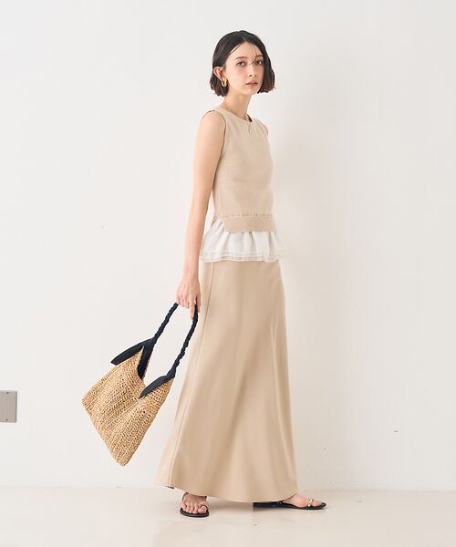 Rouge vif la cle / ルージュ・ヴィフ ラクレ トートバッグ | 【一部店舗限定】ショルダーリボンペーパーかごバック | 詳細4