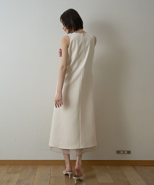 Rouge vif la cle / ルージュ・ヴィフ ラクレ ワンピース | 【一部店舗限定】【2点セット】シアーショートカーディガン×ノースリーブワンピセッ | 詳細10