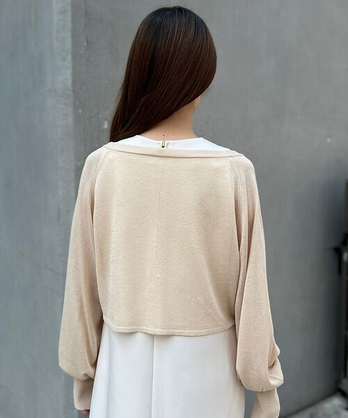 Rouge vif la cle / ルージュ・ヴィフ ラクレ ワンピース | 【一部店舗限定】【2点セット】シアーショートカーディガン×ノースリーブワンピセッ | 詳細19