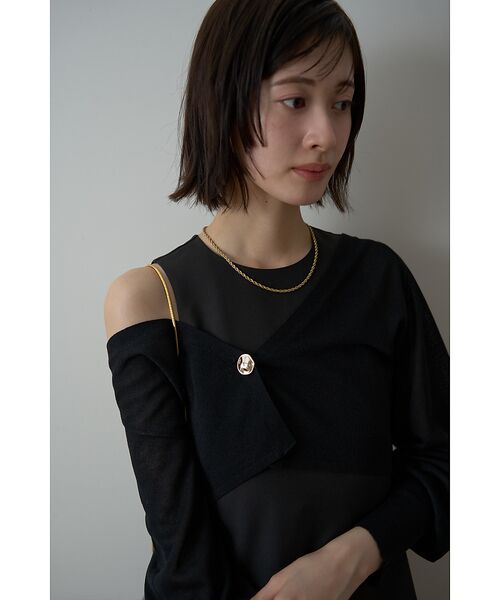 Rouge vif la cle / ルージュ・ヴィフ ラクレ ワンピース | 【一部店舗限定】【2点セット】シアーショートカーディガン×ノースリーブワンピセッ | 詳細26