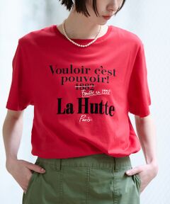 Rouge vif la cle / ルージュ・ヴィフ ラクレ Tシャツ | 別注【La Hutte / ラ ユット】フロッキー × 刺繍 ロゴTシャツ /